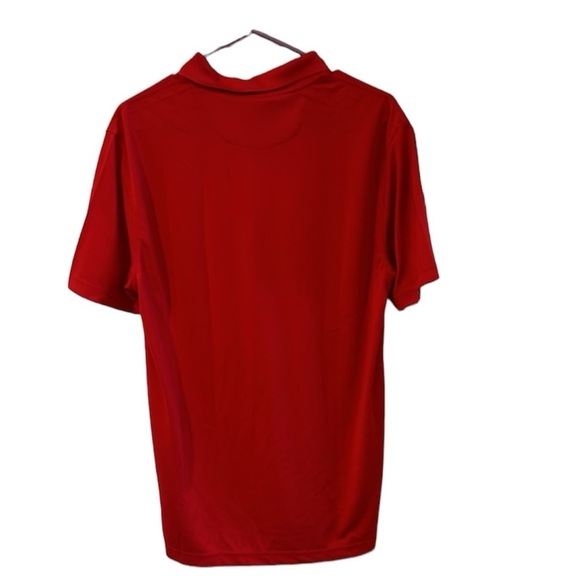 Men's Amazon Essentials Red Polo Top Size Medium - Picture 3 of 11